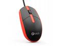 C-TECH myš WM-10, USB, 1200 DPI, červená