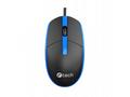 C-TECH myš WM-10, USB, 1200 DPI, černo - modrá