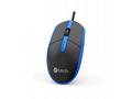 C-TECH myš WM-10, USB, 1200 DPI, černo - modrá