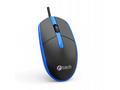 C-TECH myš WM-10, USB, 1200 DPI, černo - modrá