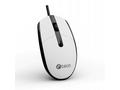 C-TECH myš WM-10, USB, 1200 DPI, bílo-černá