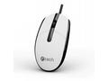 C-TECH myš WM-10, USB, 1200 DPI, bílo-černá