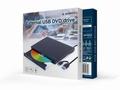 GEMBIRD externí mechanika DVD, USB-C, černá