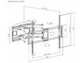 GEMBIRD Držák TV WM-120ST-01, 60"-120" (120kg), pl
