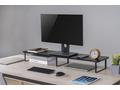 GEMBIRD Podstavec pod 2 monitory MS-TABLE2-01, čer