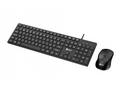 C-TECH Klávesnice KBM-108, drátový combo set s myš