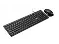 C-TECH Klávesnice KBM-108, drátový combo set s myš