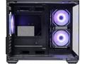 Cooler Master case Elite 481 Wood, mATX, Průhledná
