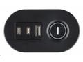 Prodlužovací zásuvka s USB Viking R33S