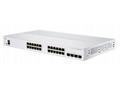 Cisco switch CBS350-24T-4G-UK (24xGbE, 4xSFP, fanl