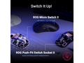 ASUS myš ROG Keris II Origin, bezdrátová herní myš