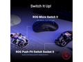 ASUS myš ROG Keris II Origin, bezdrátová herní myš