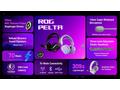ASUS sluchátka ROG Pelta, Bezdrátové BT a RF 2.4GH