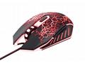 TRUST myš GXT 105X Izza Mouse, optická, černá