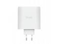 TRUST GaN Nabíječka MAXO 100W 2-Port, USB-C, bílá