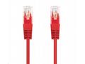 Kabel C-TECH patchcord Cat5e, UTP, červený, 0,25m