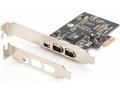 DIGITUS PCI Express Card, Firewire 1394a (2+1 port