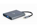 Gembird USB-C 6v1 multiport USB 3.1 + HDMI + VGA +