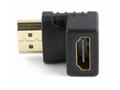 GEMBIRD Kabel CABLEXPERT red. HDMI 90°, M, F, čern