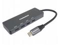 PREMIUMCORD Hub USB-C na 4x USB 3.2 Typ-C, 5G Supe