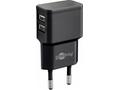 Goobay Napájecí a nabíjecí adaptér 230V na 2x USB,