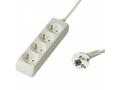 Prodlužovací přívod 230V, 3m, 4 zásuvky