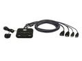 ATEN 2-port HDMI KVM USB mini
