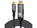 PremiumCord USB-C na HDMI kabel 2m rozlišení obraz
