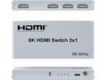 PremiumCord 8K@60Hz, 4K@144Hz HDMI switch 3:1 s dá