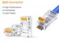PremiumCord Konektor RJ45 8pinů, UTP Cat6