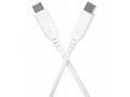 PremiumCord silikonový USB-C 60W, bílý, 1.5m