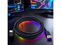 PremiumCord Kabel USB typ C, M zahnutý konektor 90