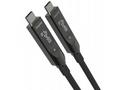 PremiumCord USB-C kabel Gen2 AOC DP1.4, 10m