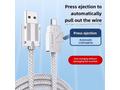 PremiumCord USB-C kabel s tlačítkem pro odpojení U