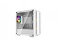 DEEPCOOL Case CC360 WH ARGB, mATX, Průhledná bočni