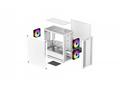 DEEPCOOL Case CC360 WH ARGB, mATX, Průhledná bočni