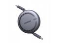 UGREEN navíjecí kabel USB-C, 1m, stříbrná