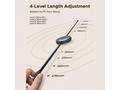 UGREEN navíjecí kabel USB-C, 1m, stříbrná