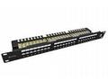 Solarix Patch panel 24x RJ-45 Cat6 UTP s vyvazovac