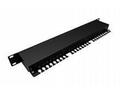 Solarix Patch panel 24 x RJ45 CAT5E STP černý 1U S