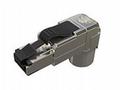 Konektor MPTL 90° RJ45 CAT6A STP samořezný SXRJ45-