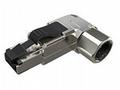 Konektor MPTL 90° RJ45 CAT6A STP samořezný SXRJ45-