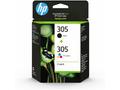 HP 308 Black, Tri-Color Ink Cart Combo pack