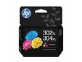 HP 302XL, 304XL Tri-clr Original Ink Cartridge (30