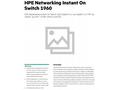 HPE Networking Instant On Switch 20p Gigabit CL4 4