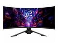 ASROCK LCD - 34" Gaming monitor PG34QRT2B, VA LCD,