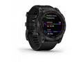 Garmin fenix 7X Solar, Gray, Black Silicone Band, 