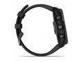 Garmin fenix 7X Solar, Gray, Black Silicone Band, 