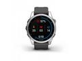 Garmin fenix 7s Glass, Silver, Graphite Silicone B