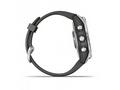 Garmin fenix 7s Glass, Silver, Graphite Silicone B